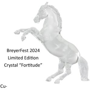 BreyerFest 2024 Curio Crystal Fighting Stallion Pick Up Service "Fortitude" LE (Copy)