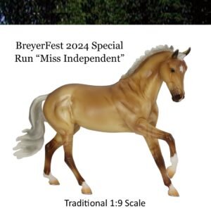 BreyerFest 2024 Special Run Cantering Dunalino Warmblood "Miss Independent" LE Pick Up Service (Copy)